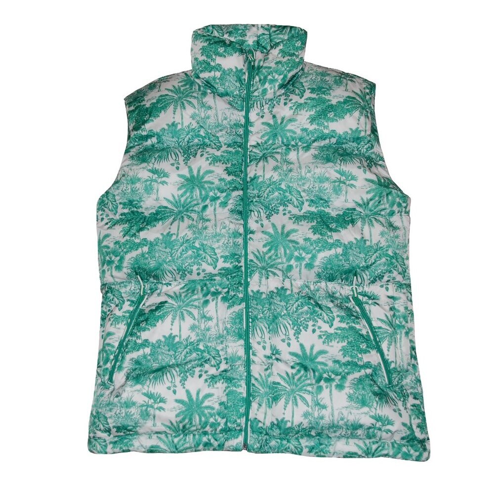 NWT Vineyard Vines Women's Oversized Printed Puffer Vest Small S